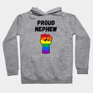 Proud Nephew Rainbow Pride T Shirt Design Hoodie